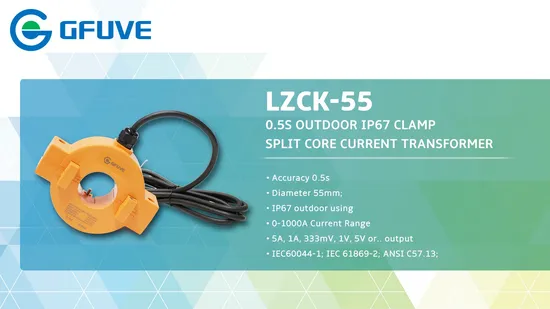 IP67 Epoxy Resin Outdoor 100A Split Core Current Transformer 5A 