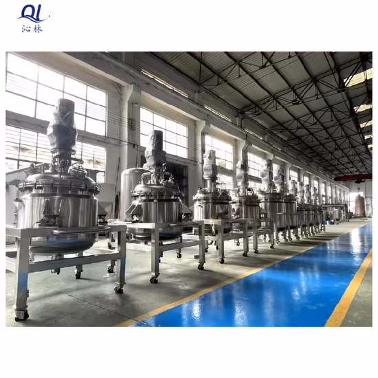 Stainless Steel Chemical Reactors Sanitary Melting Mixing Tank Processing Equipment Reactor 
