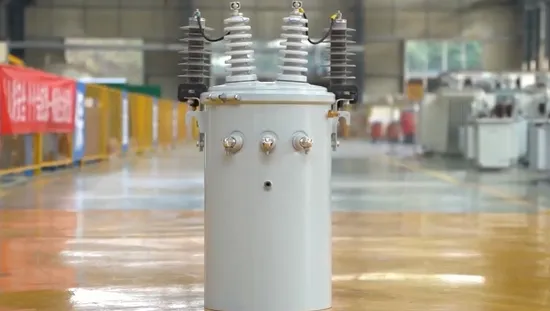 13.8kv34.5kv 75kVA100kVA125 kVA Single Phase Pole Transformer Energy Efficient Core Lamination Technology 